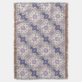 ブランケットラベンダーアフリカデイジー スローブランケット (正面縦)