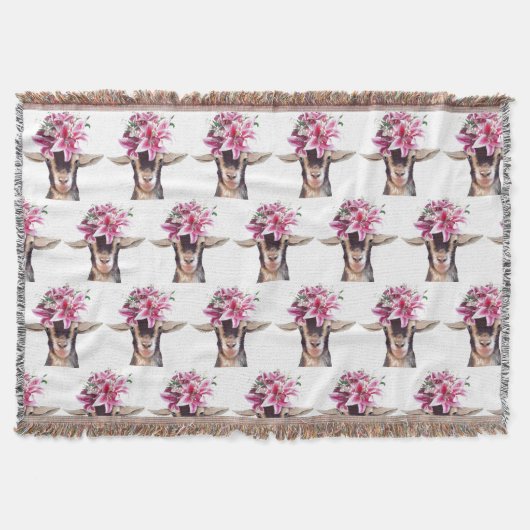 ブランケットリリーザヤギ スローブランケット (正面)