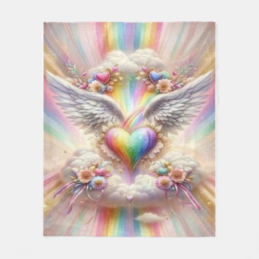 ブランケット図形 フリースブランケット (正面)