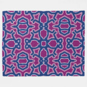 ブランケット大60インチx 80インチ数々のカラークラシックデザイン フリースブランケット (正面(横))