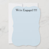 ブランケット婚約カード 案内状 (裏面)