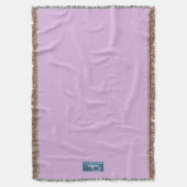 ブランケット無地の(淡い色の薄紫) RFPMDesigns 2024 ©️ スローブランケット (正面縦)