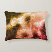 ブランケット花白黒動揺してヴィンテージ アクセントクッション (正面)