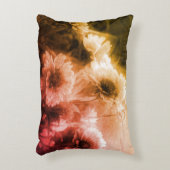 ブランケット花白黒動揺してヴィンテージ アクセントクッション (正面(垂直))