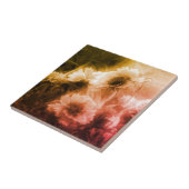 ブランケット花白黒動揺してヴィンテージ タイル (側面)