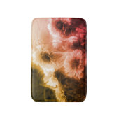 ブランケット花白黒動揺してヴィンテージ バスマット (正面縦)