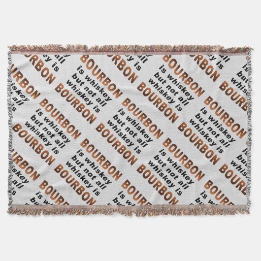 ブランケット-すべてのウィスキーがブルボンではないです! スローブランケット (正面)