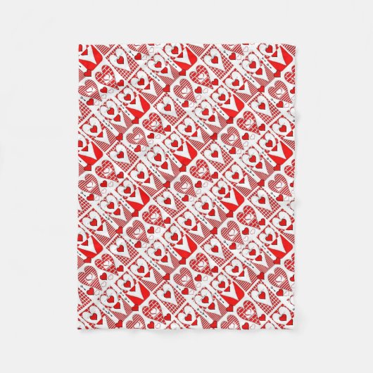 ブランケット・バレンタイン フリースブランケット (正面)