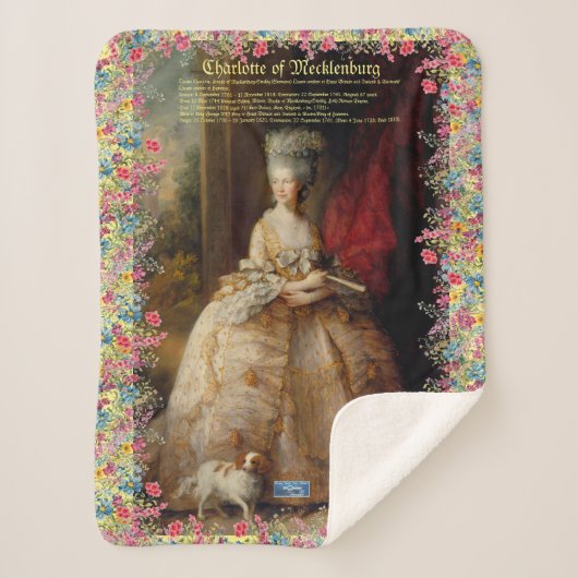 ブランケットSm-Sh (クイーンシャーロットC)RFPMDesigns ©️ 2024 シェルパブランケット (正面)