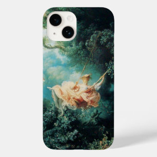 ブランコに乗った若い女性が自然・グリーン・ピンク Case-Mate iPhone 14ケース