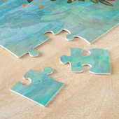 ブランコに乗った黒人女性 ジグソーパズル (側面)