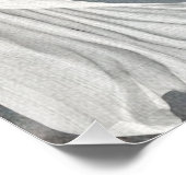 ブランコに青いドレスを着た女性 ポスター (コーナー)