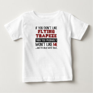ブランコのカッコいいを飛ばすことを好まなければ ベビーTシャツ