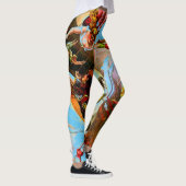 ブランコの曲芸師の体育専門家のヨガによってはランニングが喘ぎます レギンス (右)