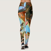 ブランコの曲芸師の体育専門家のヨガによってはランニングが喘ぎます レギンス (裏面)