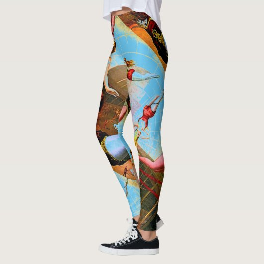 ブランコの曲芸師の体育専門家のヨガによってはランニングが喘ぎます レギンス (左)