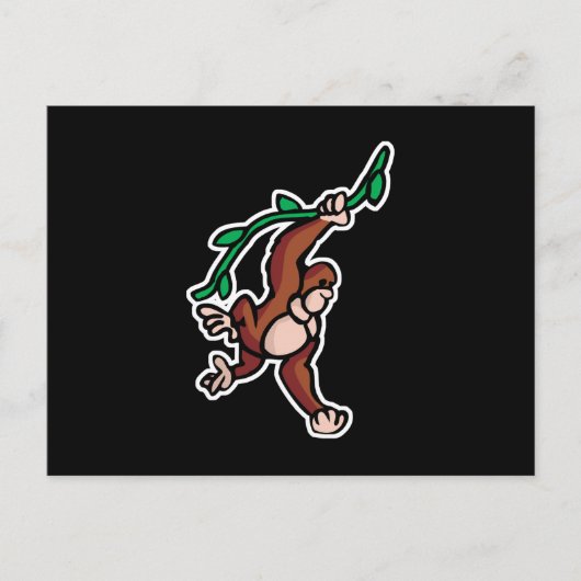 ブランコの猿 ポストカード (正面)