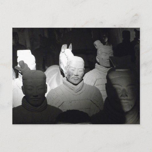 ブランコ・イ・ネグロ・フォト・ゲレロス・ド・シアム・中国 ポストカード (正面)