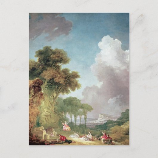ブランコ, c.1765 ポストカード (正面)