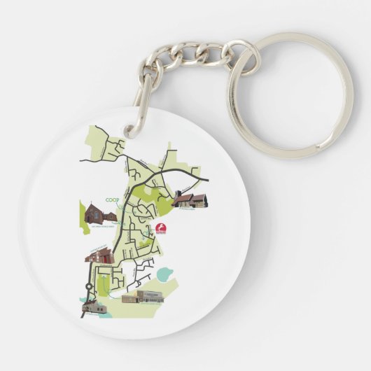 ブランサムアクリルキーチェーン キーホルダー (裏面)