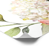 ブランシュとバブル ブライダルシャワーのウェルカムサイン ポスター (角)