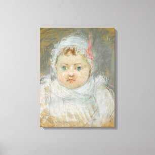 ブランシュポンティヨンとしてベビー1872年(パステル紙上) キャンバスプリント