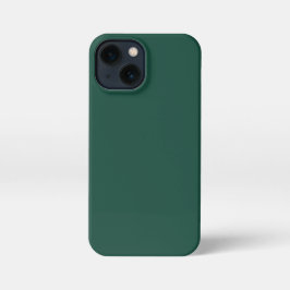 ブランズウィックグリーン無地のカラー iPhone 13 MINIケース