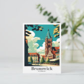 ブランズウィックドイツヴィンテージトラベルポートレート ポストカード (スタンド正面)