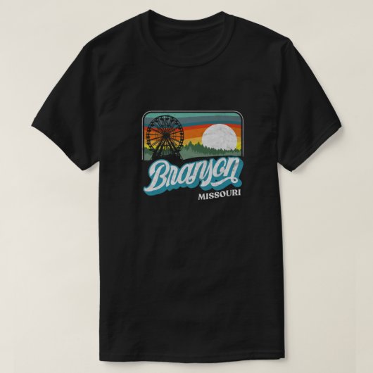 ブランソンミズーリヴィンテージ80Sスタイルレトロ痛 Tシャツ (デザイン正面)