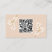 ブランチおよびバブリーブライダルシャワーのレジストリカード 名刺 (裏面)