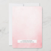 ブランチおよび快活なブライダルシャワーのグリッターの招待状 招待状 (裏面)