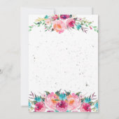 ブランチおよび快活なブライダルシャワーの招待状 招待状 (裏面)