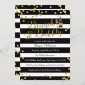 ブランチおよび快活なブライダルシャワーの招待状 招待状 (正面/裏面)