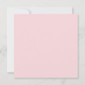 ブランチおよび快活なブライダルシャワーの招待 招待状 (裏面)