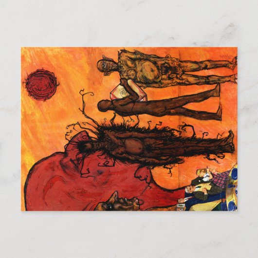 ブランチが他の人の中に… ポストカード (正面)