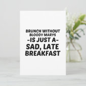 ブランチで血マリーズサッドレイトブレックファースト 招待状 (スタンド正面)