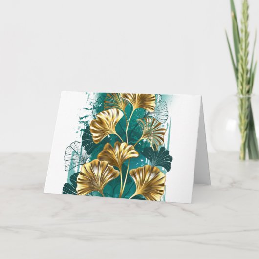 ブランチとゴールデン葉ズGinko Biloba カード (正面)