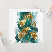 ブランチとゴールデン葉ズGinko Biloba カード (正面/裏面インサイチュ)