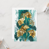 ブランチとゴールデン葉ズGinko Biloba カード (正面/裏面インサイチュ)