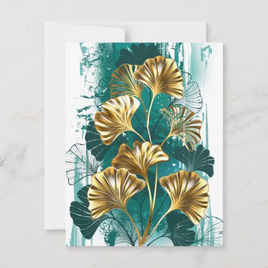 ブランチとゴールデン葉ズGinko Biloba カード (正面)