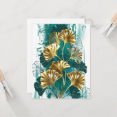 ブランチとゴールデン葉ズGinko Biloba カード (正面/裏面インサイチュ)