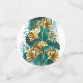 ブランチとゴールデン葉ズGinko Biloba コンフェッティ (スモール正面)