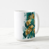 ブランチとゴールデン葉ズGinko Biloba コーヒーマグカップ (正面右)