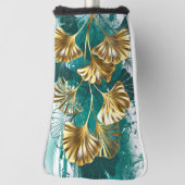 ブランチとゴールデン葉ズGinko Biloba ゴルフヘッドカバー (回転90)