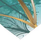 ブランチとゴールデン葉ズGinko Biloba ショートテーブルランナー (コーナー)