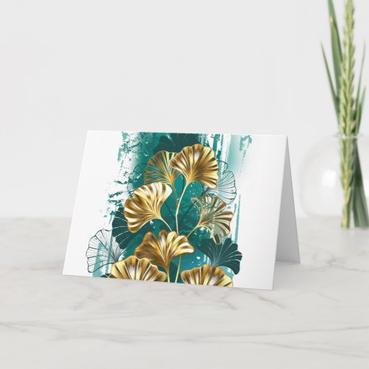 ブランチとゴールデン葉ズGinko Biloba シーズンカード (正面)