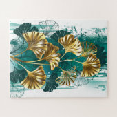 ブランチとゴールデン葉ズGinko Biloba ジグソーパズル (横)