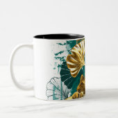 ブランチとゴールデン葉ズGinko Biloba ツートーンマグカップ (左)
