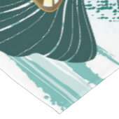 ブランチとゴールデン葉ズGinko Biloba テーブルクロス (アングル)