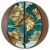 ブランチとゴールデン葉ズGinko Biloba バスケットボール (縦)